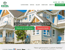 Tablet Screenshot of excelbuilders.com